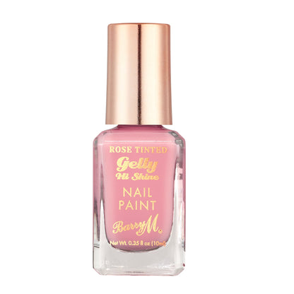 Barry M Gelly Hi Shine Rose Tinted Nail Paint 10ml Eden Rose|10ml