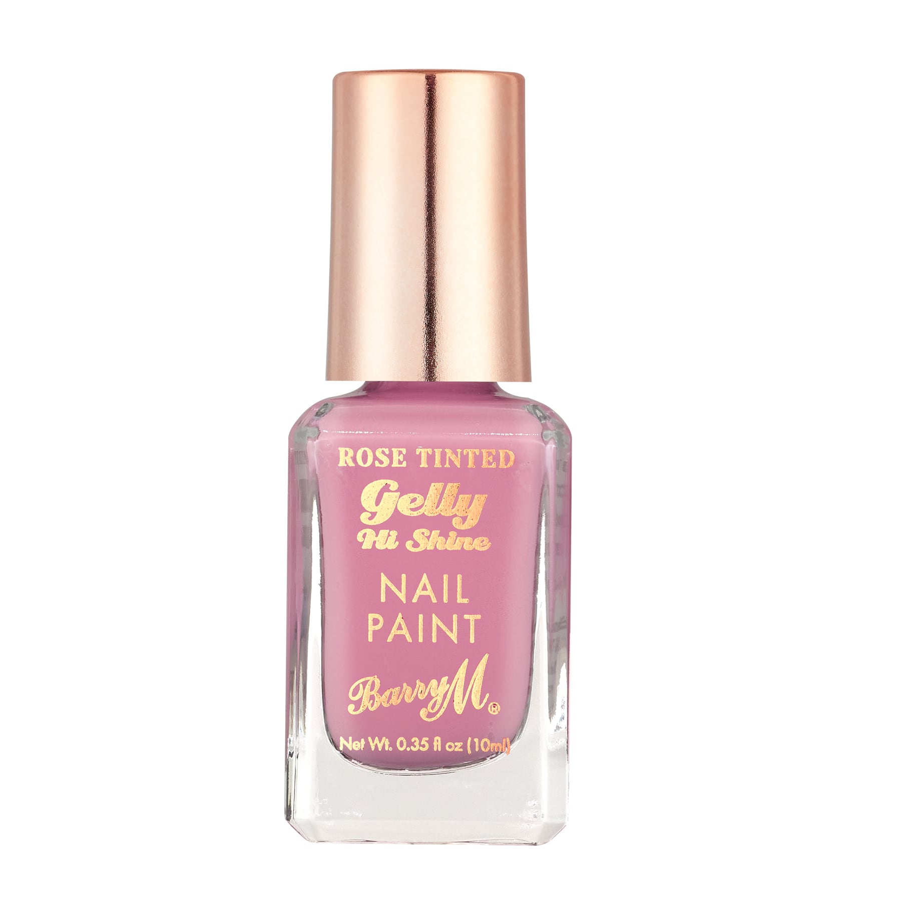 Barry M Gelly Hi Shine Rose Tinted Nail Paint 10ml Blushed|10ml