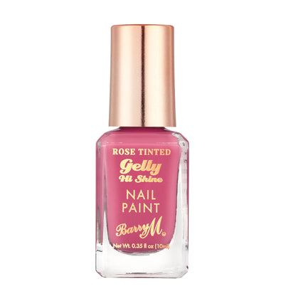 Barry M Gelly Hi Shine Rose Tinted Nail Paint 10ml Crushed|10ml