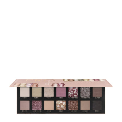 Pro Next-Gen Nudes Slim Eyeshadow Palette 010 Courage is Beauty - 14 shades 010 Courage Is Beauty|82g