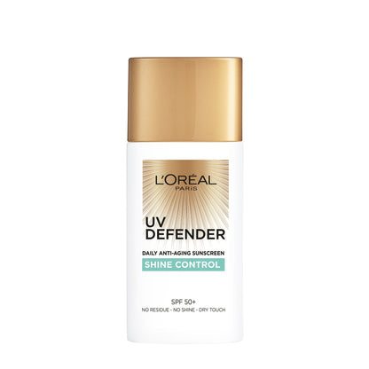 UV Defender Shine Control Daily Anti-Ageing Sunscreen SPF 50+  50ml 50ml