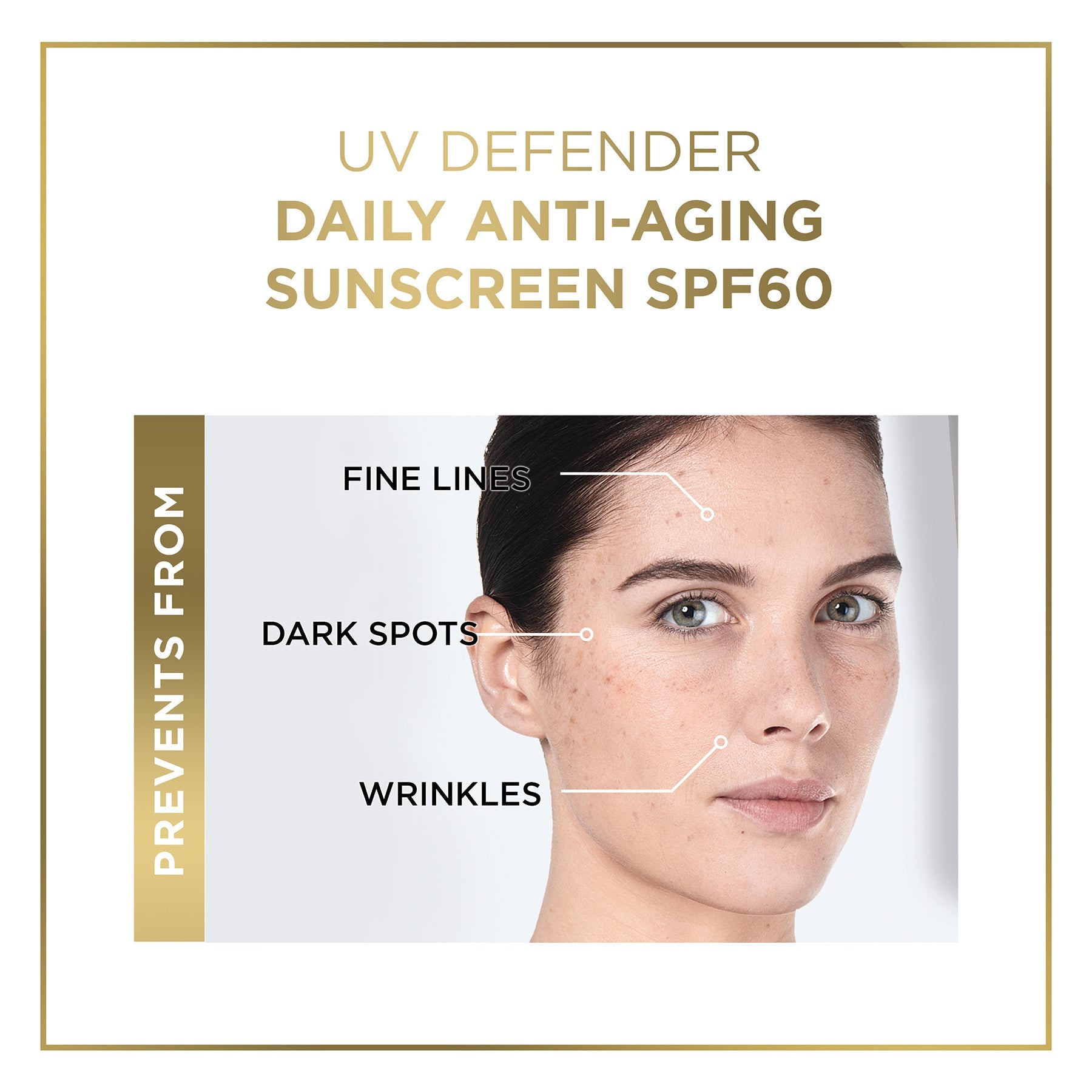 UV Defender Shine Control Daily Anti-Ageing Sunscreen SPF 50+  50ml 50ml