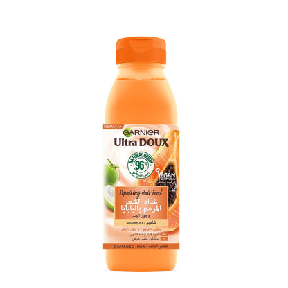 Ultra Doux Repairing Papaya Hair Food Shampoo for Damaged Hair 350ml