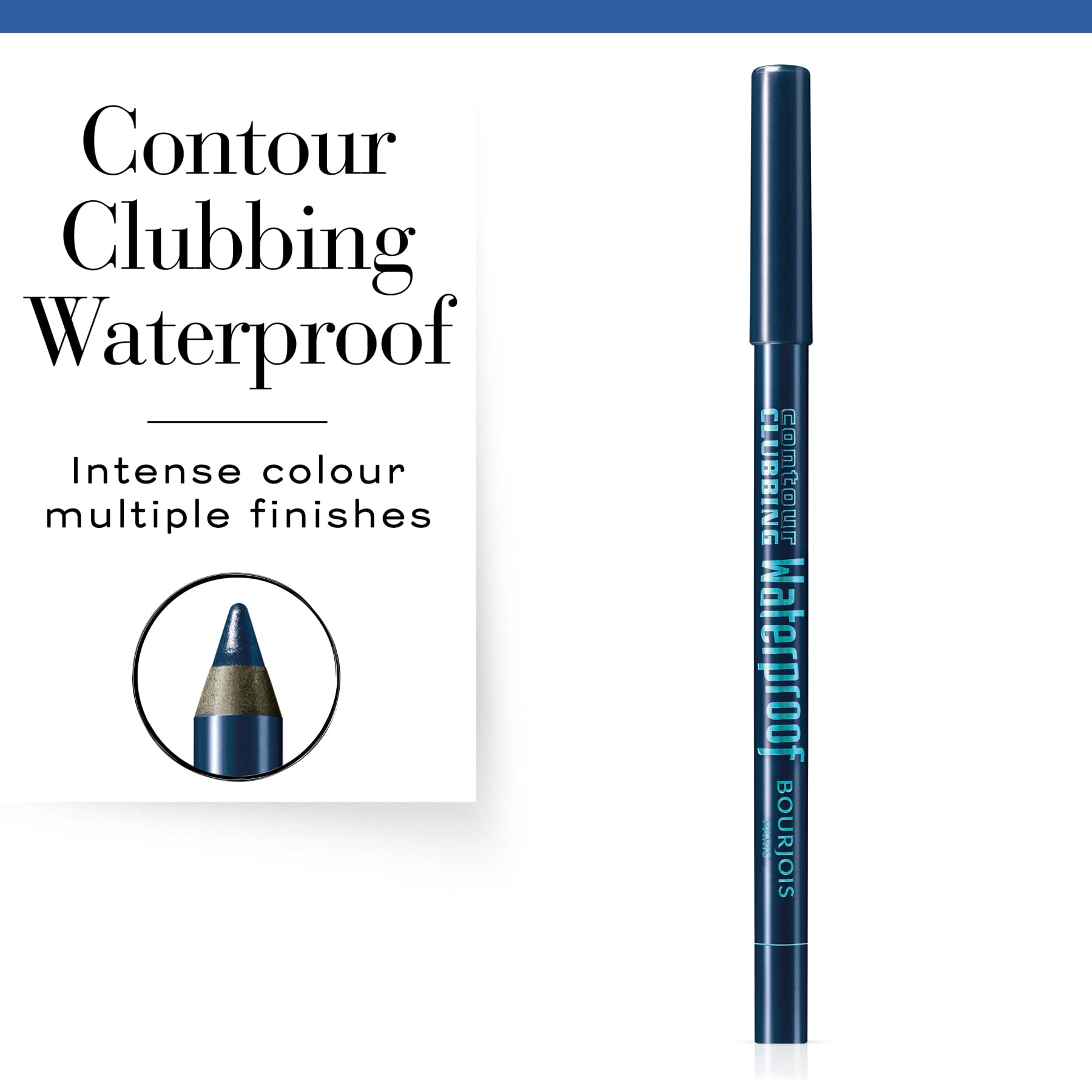 Contour Clubbing Waterproof Pencil & Liner 72 Up to Blue 1.2g 72 Up to blue