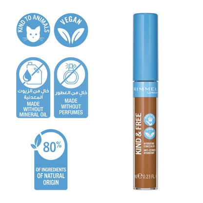 KIND & FREE Hydrating Concealer 7ml 50 Rich|7ml