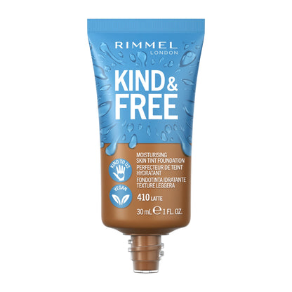 Rimmel KIND & FREE Moisturising Skin Tint Foundation 30ml 410 Latte|30ml