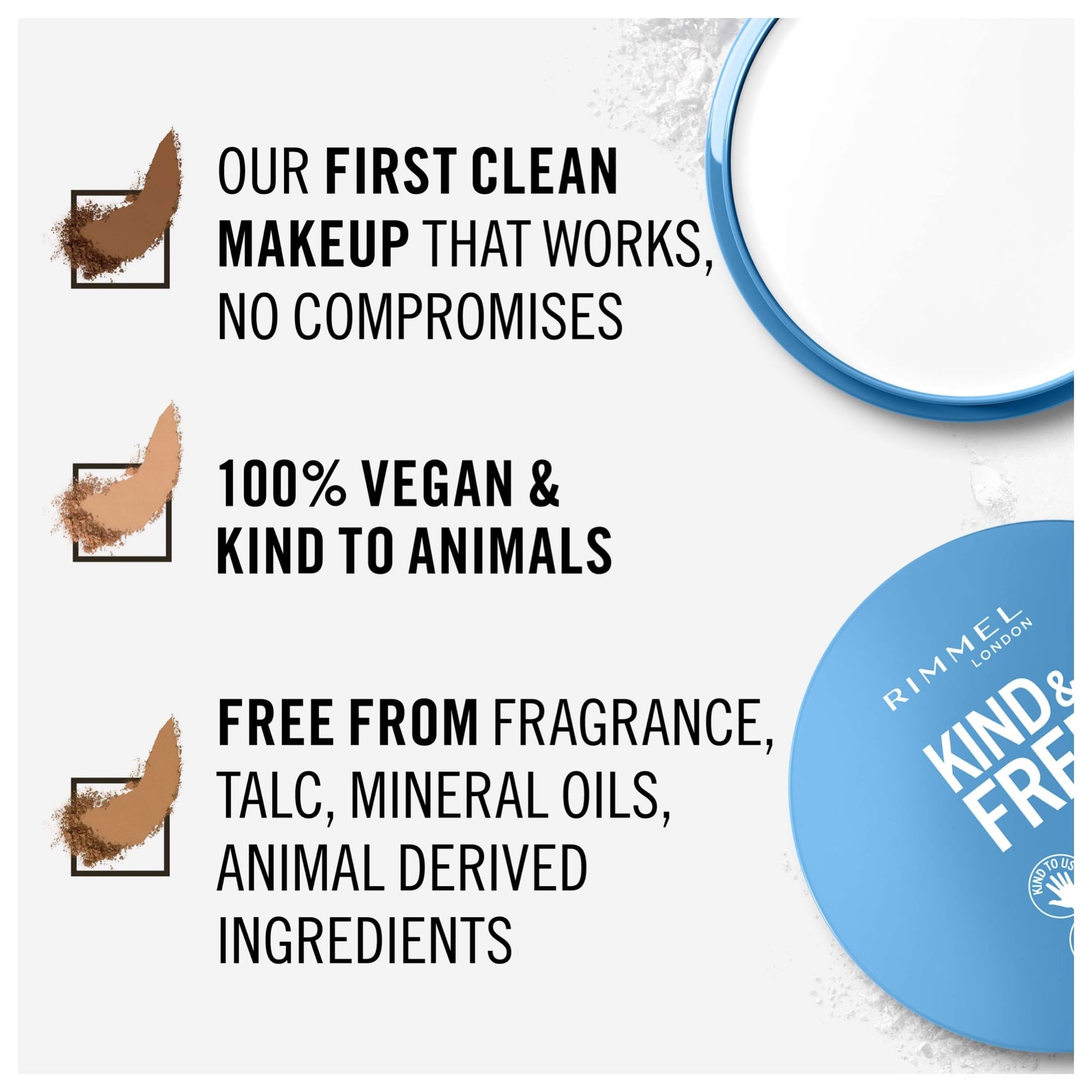 KIND & FREE Pressed Powder 10g 01 Translucent|10g