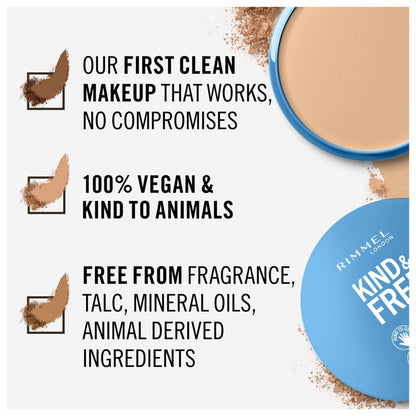 KIND & FREE Pressed Powder 10g 10 Fair|10g