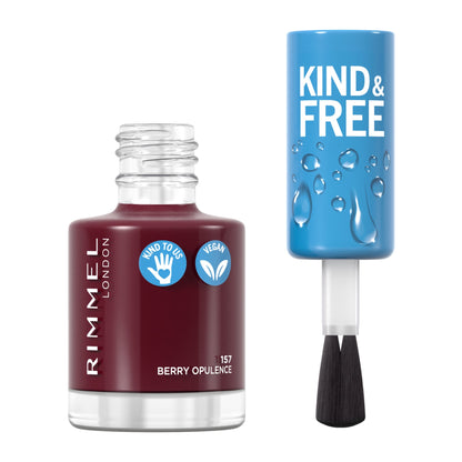 KIND & FREE Clean Nail Polish 8ml 157 Berry Opulence|8ml