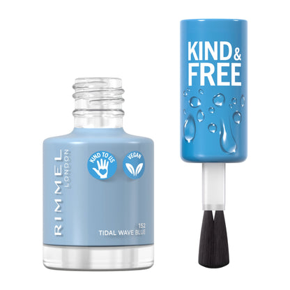 KIND & FREE Clean Nail Polish 8ml 152 Tidal Wave Blue|8ml