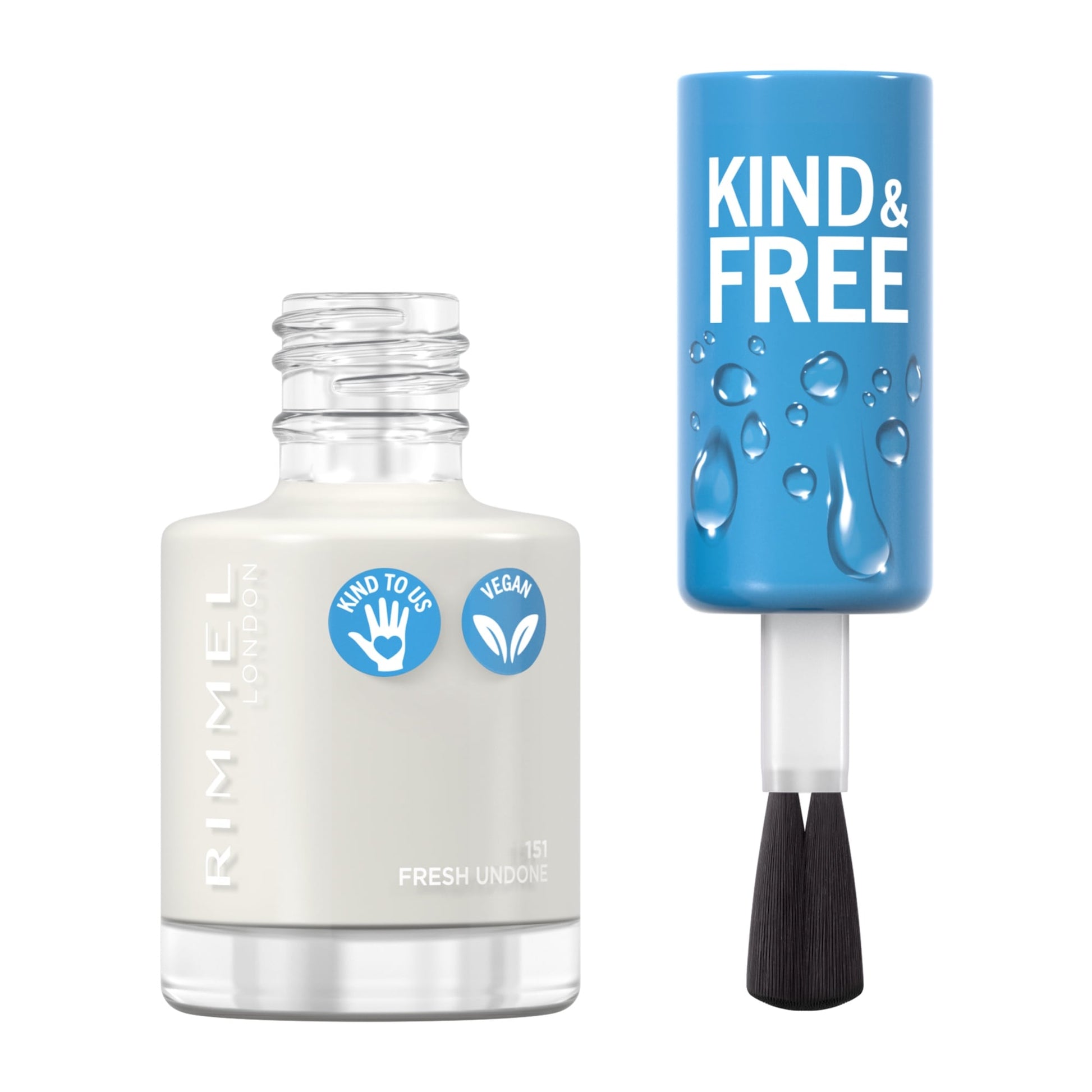 KIND & FREE Clean Nail Polish 8ml 151 Fresh Undone|8ml