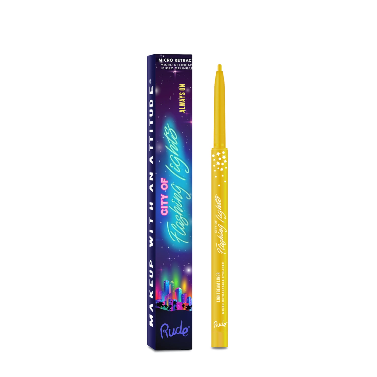 City of Flashing Lights Micro Retractable Liner 0.1g Always On|0.1g