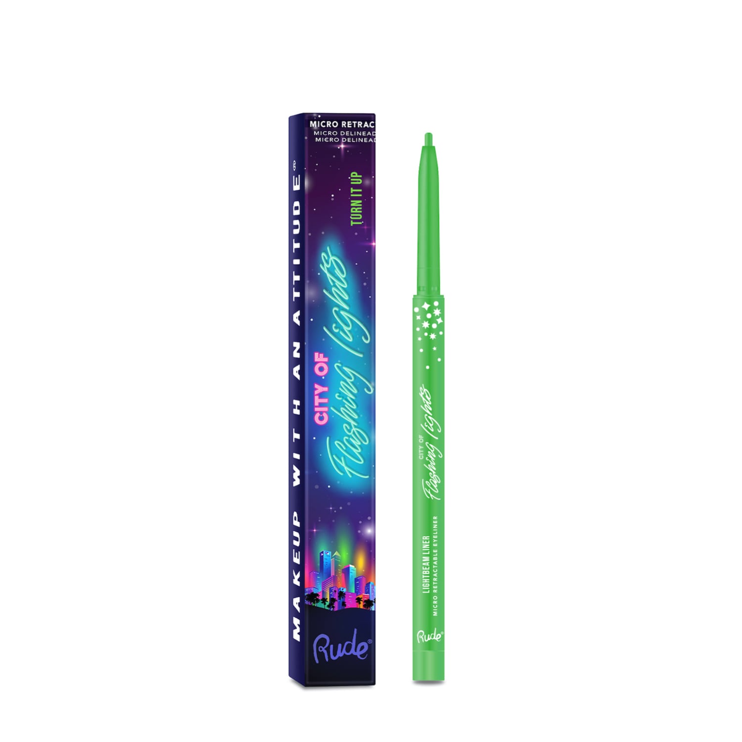 City of Flashing Lights Micro Retractable Liner 0.1g Turn It Up|0.1g