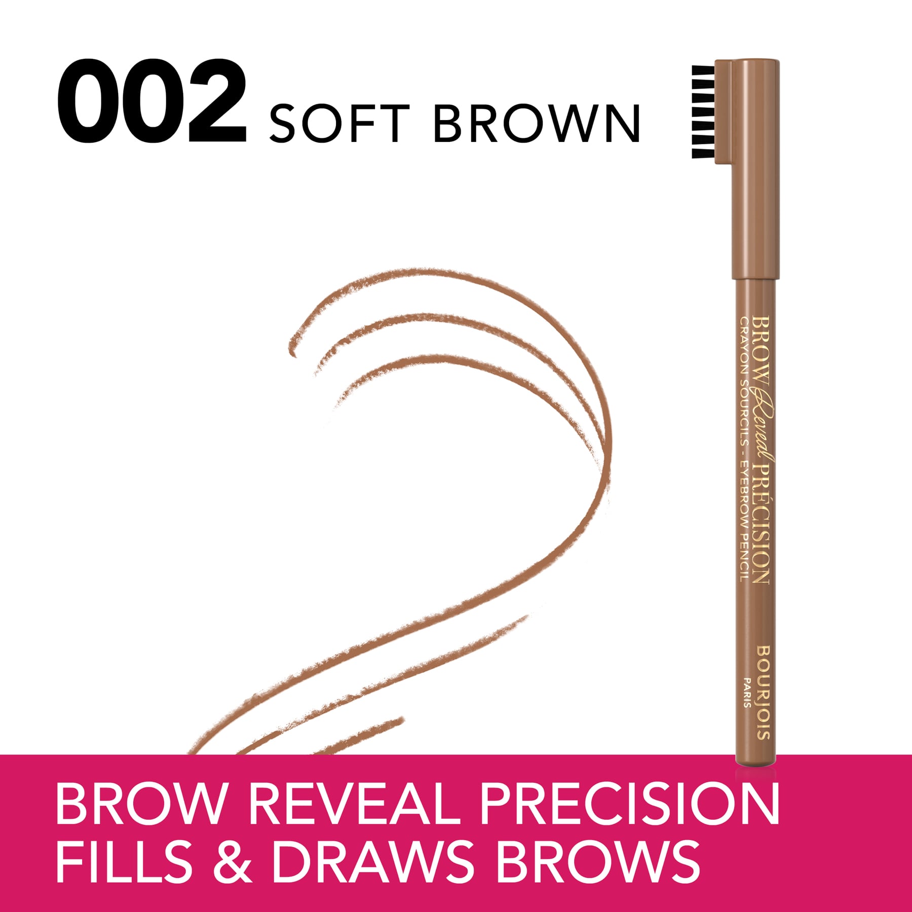 Brow Reveal Précision Eyebrow Pencil 002 Soft Brown 1.4g 002 Soft Brown