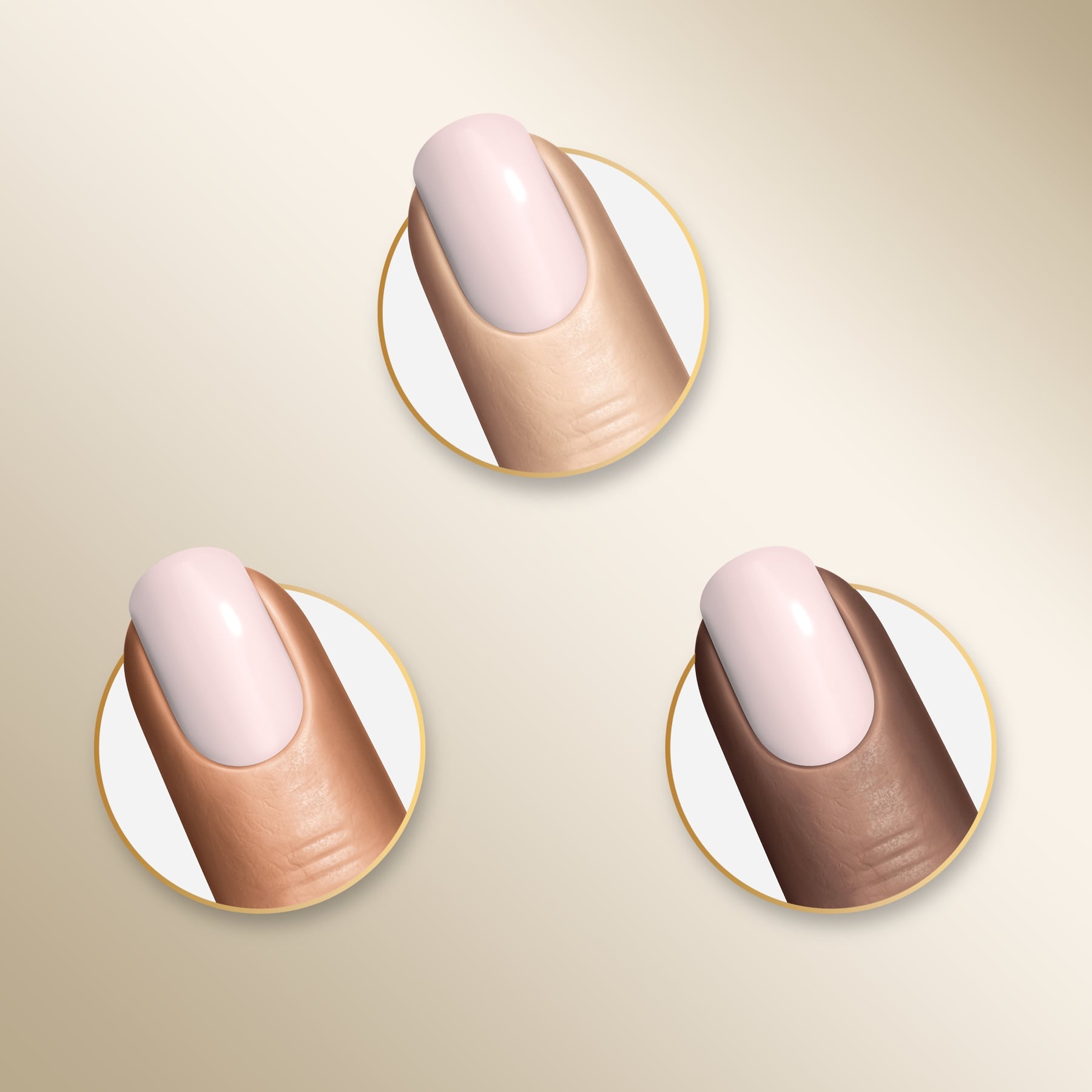 Miracle Pure Nail Colour 12ml Nude Rose|12ml