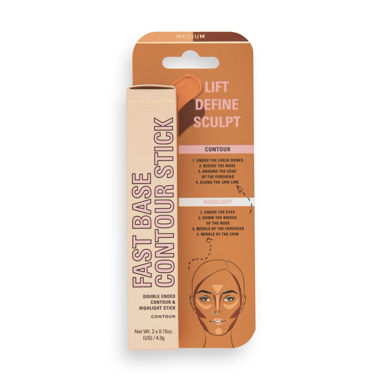 Fast Base Contour Stick 4.3g Medium|4.3g