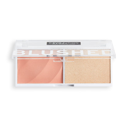 Revolution Relove Colour Play Blushed Duo Blush & Highlighter 2.9g