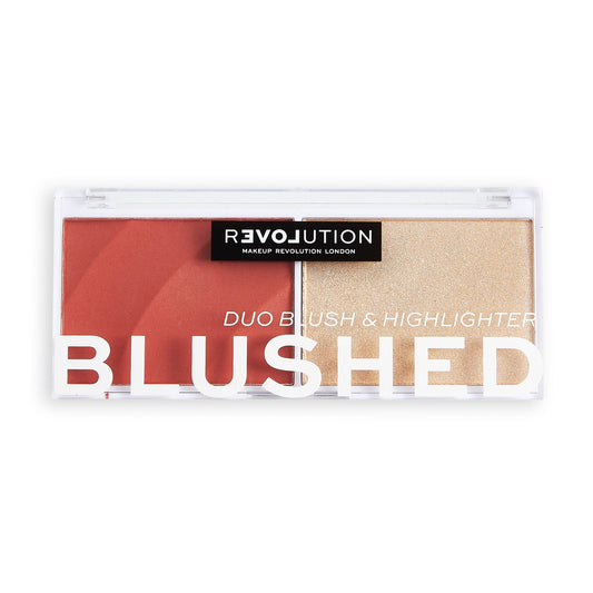 Revolution Relove Colour Play Blushed Duo Blush & Highlighter 2.9g