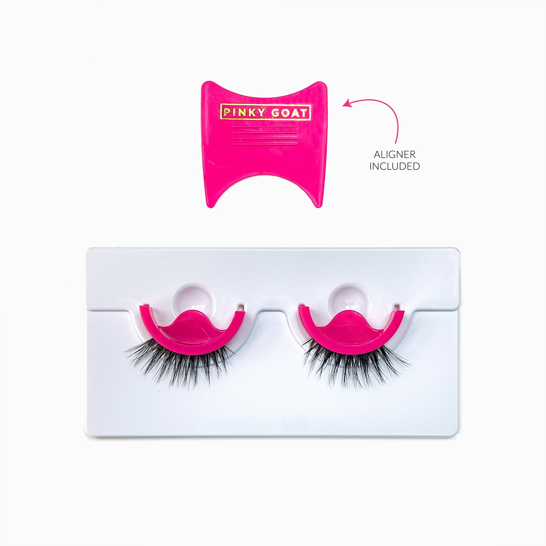 Pre-Glued Violet False Eyelashes 1 pair