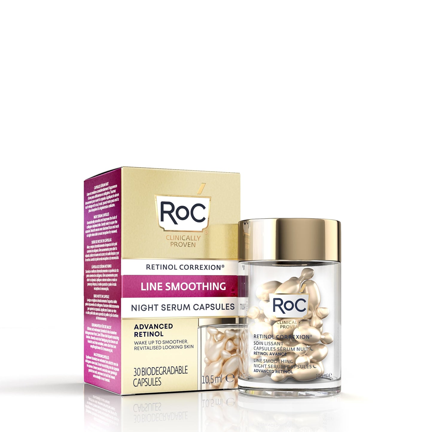 Retinol Correxion Line Smoothing Night Serum 30 Capsules