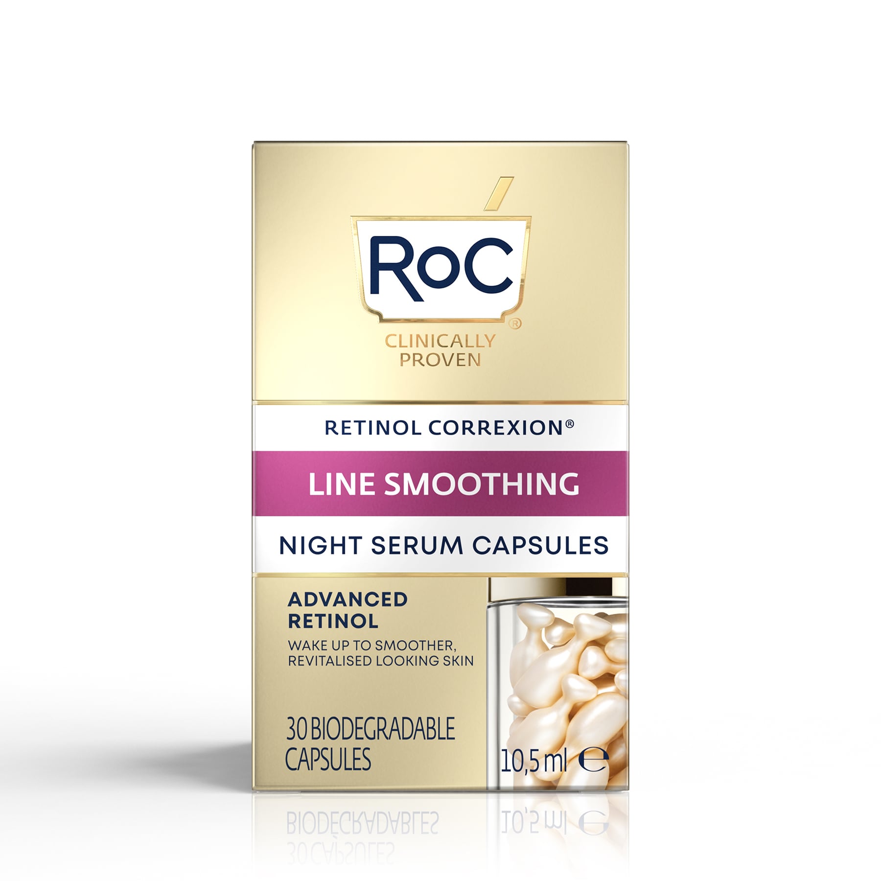 Retinol Correxion Line Smoothing Night Serum 30 Capsules