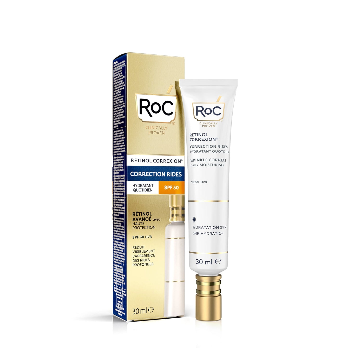 Retinol Correxion Wrinkle Correct Daily Moisturiser SPF30 30ml 30ml