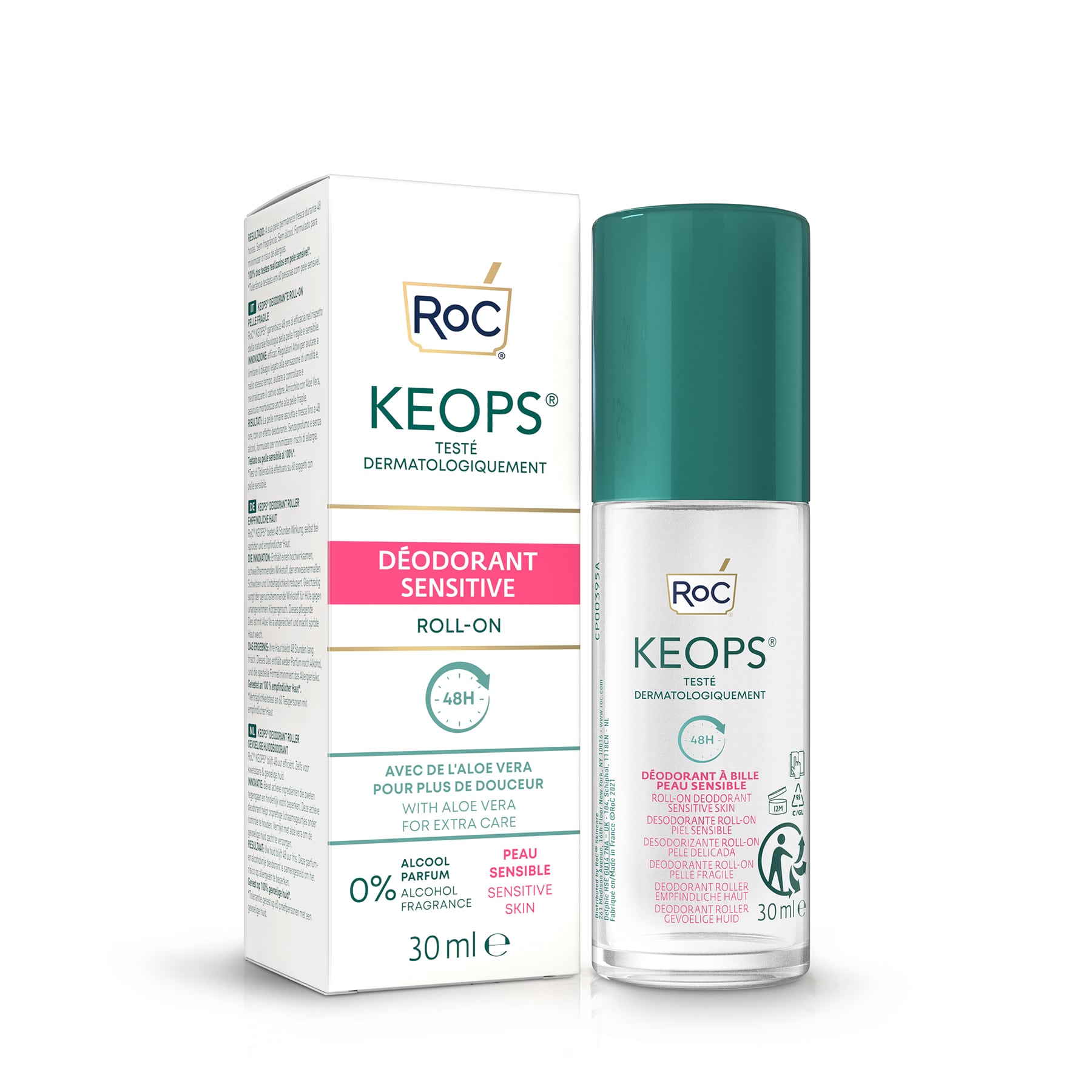 KEOPs Roll On Deodorant for Sensitive Skin 30ml 30ml