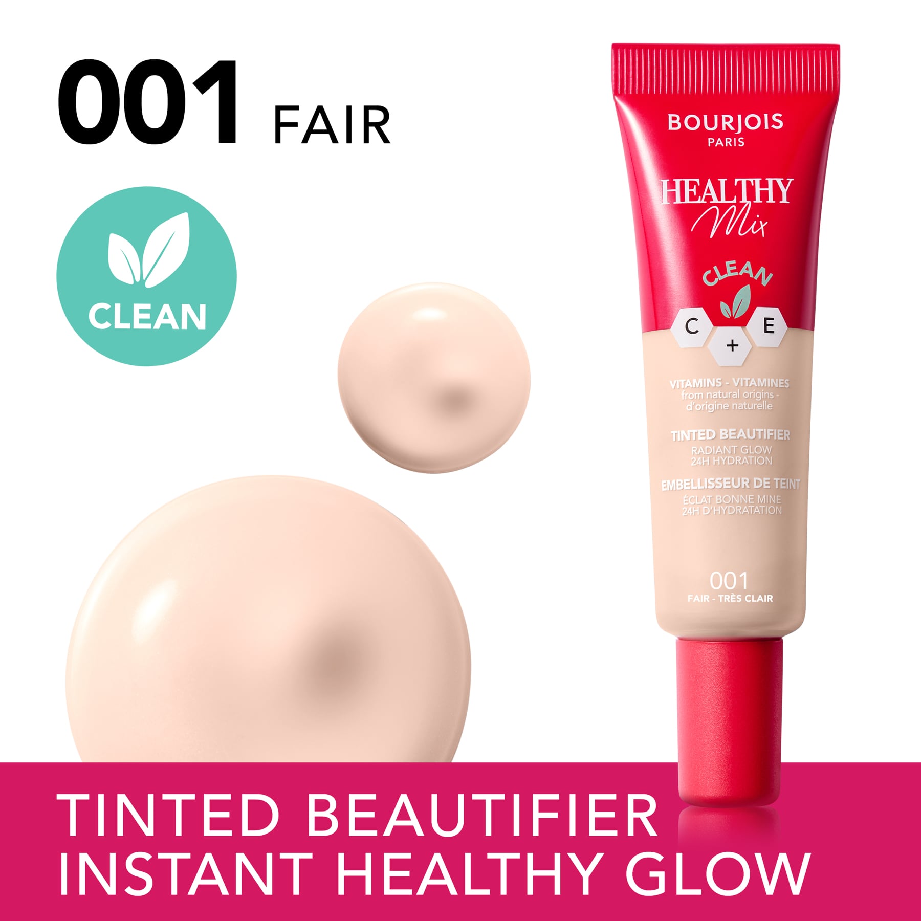 Bourjois Healthy Mix Tinted Beautifier 30ml 001 Fair|30ml