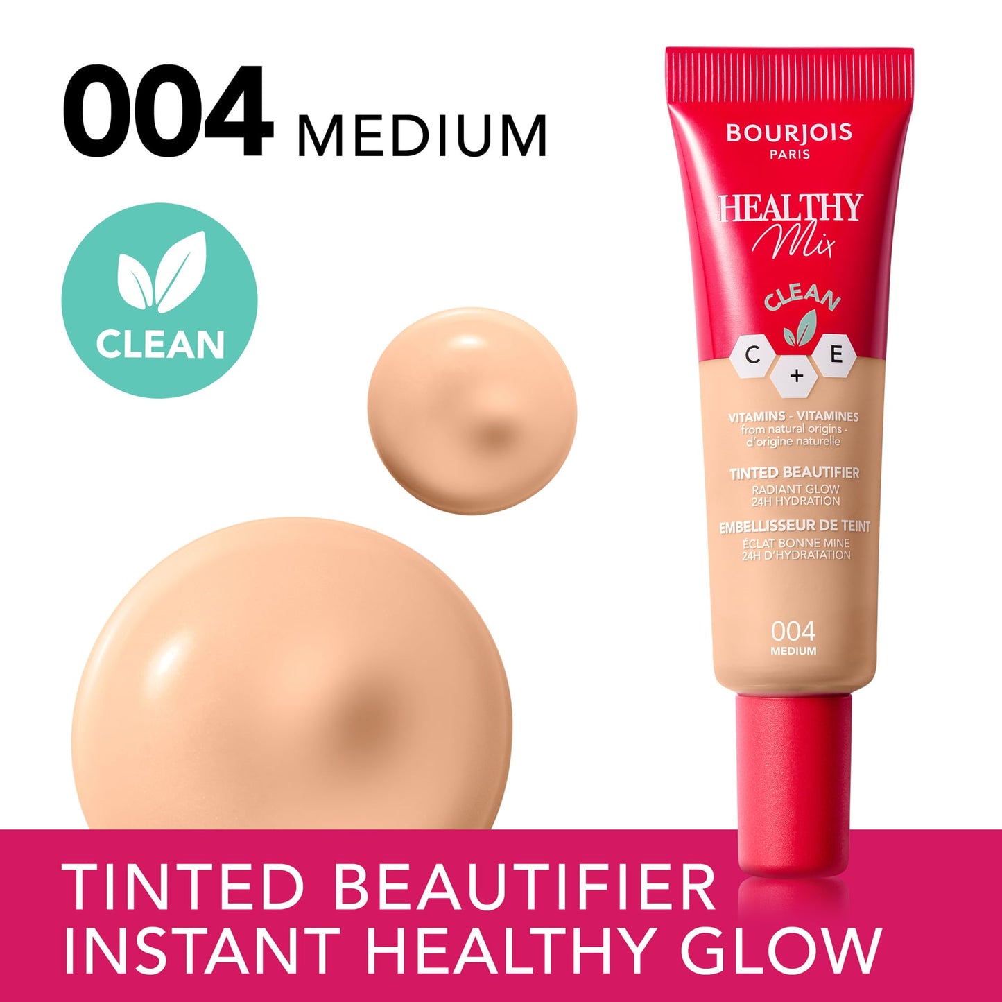 Bourjois Healthy Mix Tinted Beautifier 30ml 004 Medium|30ml