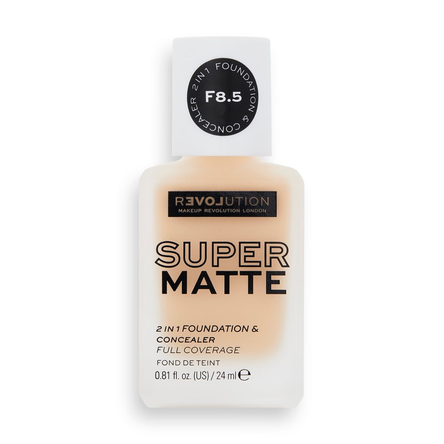 Relove by Revolution  Supermatte Foundation F8.5|24ml