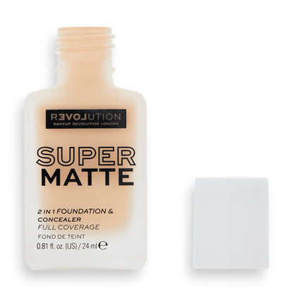 Relove by Revolution  Supermatte Foundation F8.5|24ml