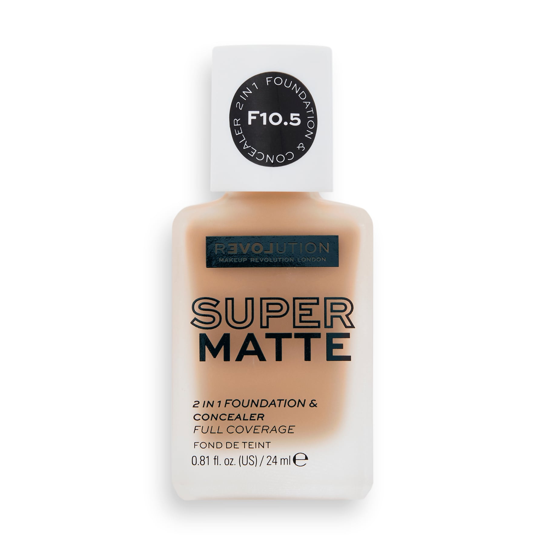 Relove by Revolution  Supermatte Foundation F10.5|24ml