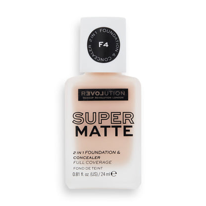 Relove by Revolution  Supermatte Foundation F4|24ml