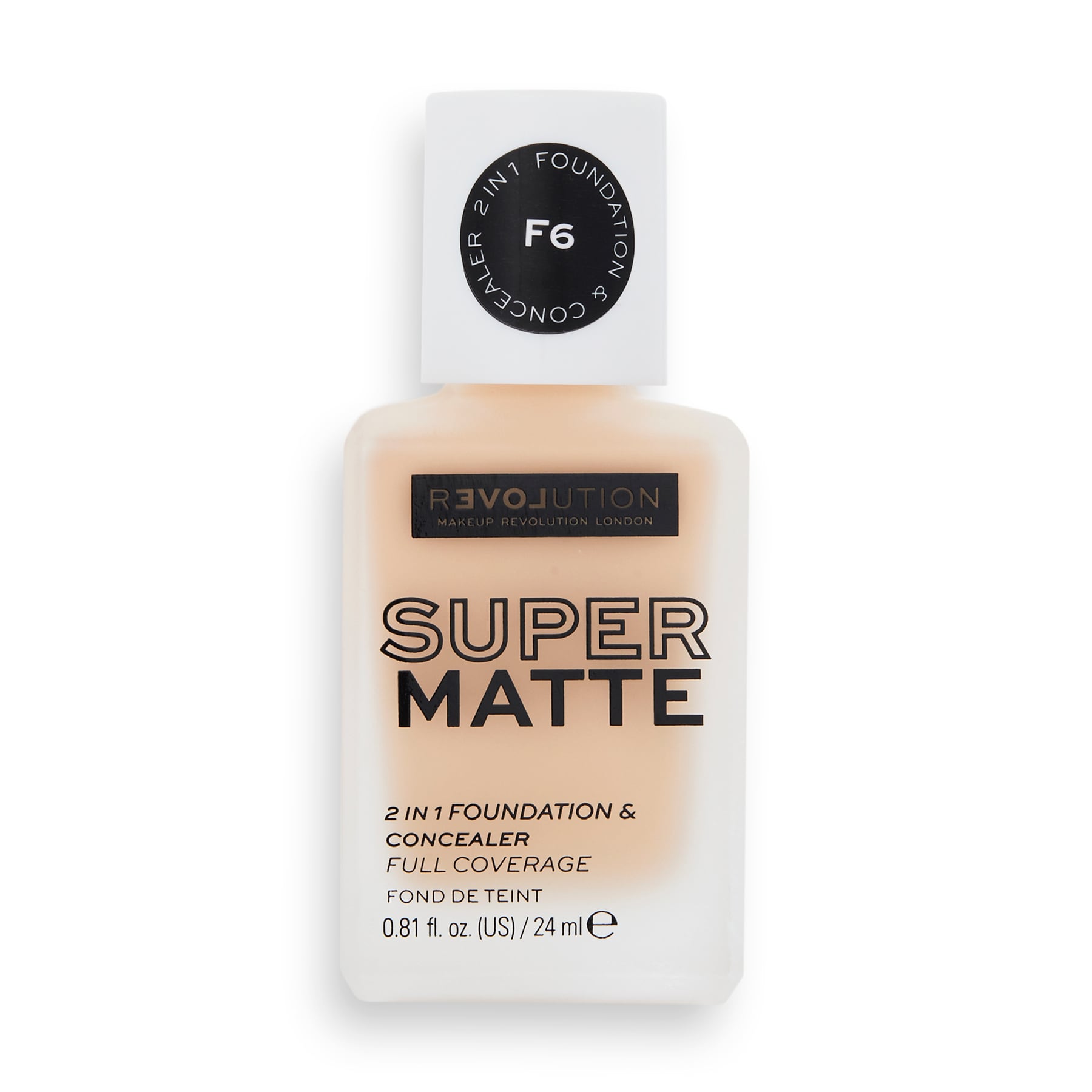 Relove by Revolution  Supermatte Foundation F6|24ml