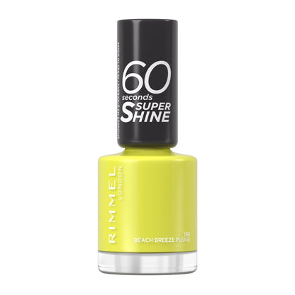 60 Seconds Super Shine Nail Polish 8ml 155 Beach Breeze Please|8ml