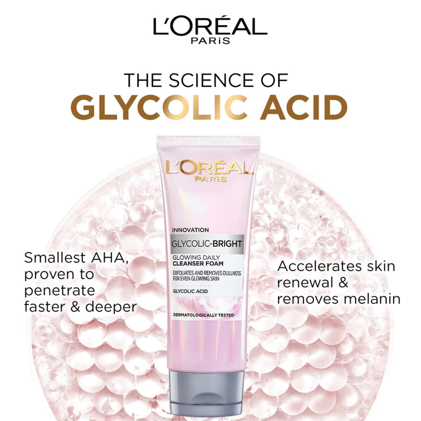 Glycolic Bright Daily Foaming Face Cleanser 100ml 100ml