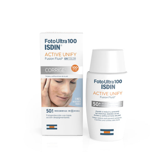 ISDIN FotoUltra 100 Active Unify Fusions Fluid Color SPF50+ Sunscreen 50ml