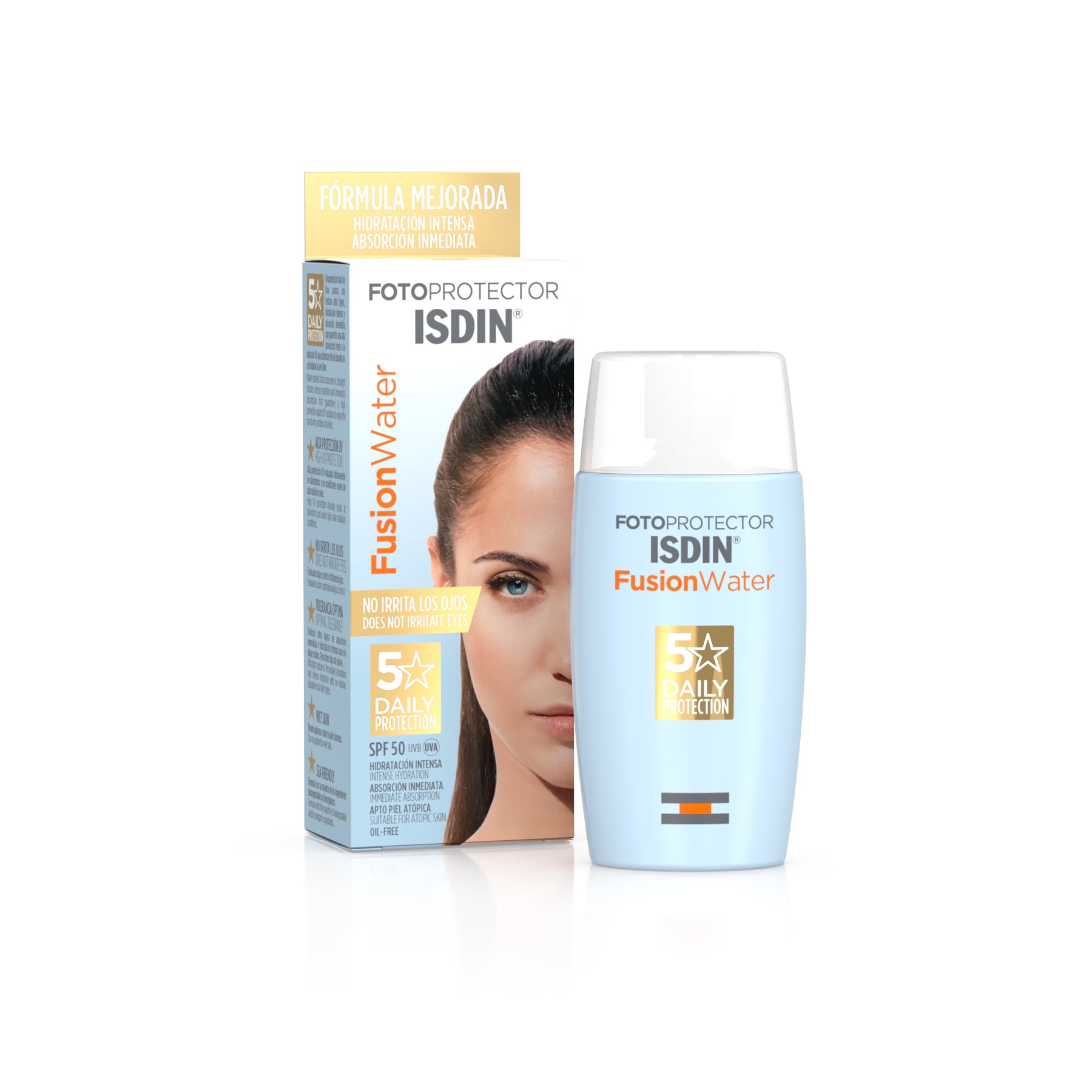 Fotoprotector Fusion Water SPF50 Sunscreen 50ml White|75ml