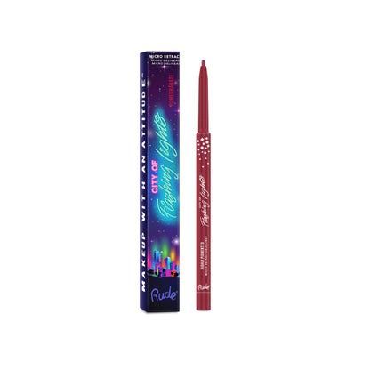 City of Flashing Lights Micro Retractable Liner 0.1g Pomegranate|0.1g