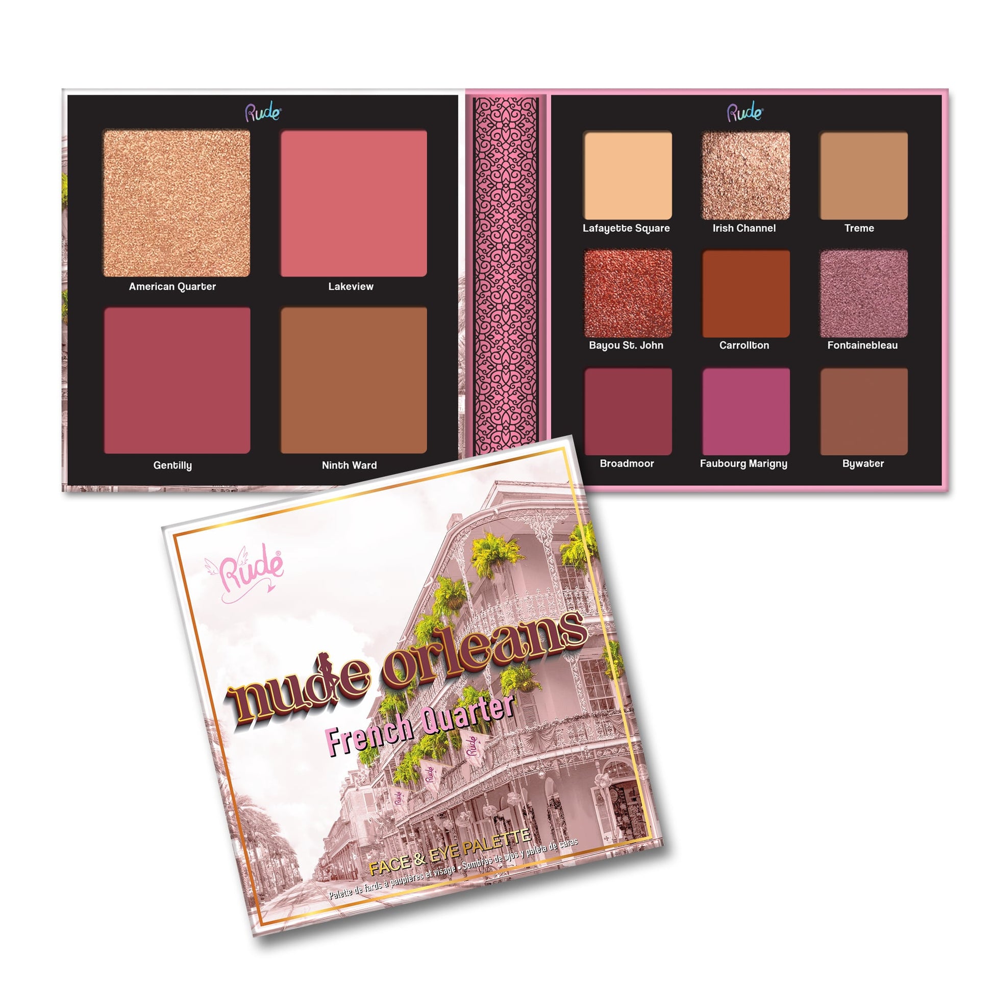 York Face & Eye Palette - 13 shades Orleans|25.2g