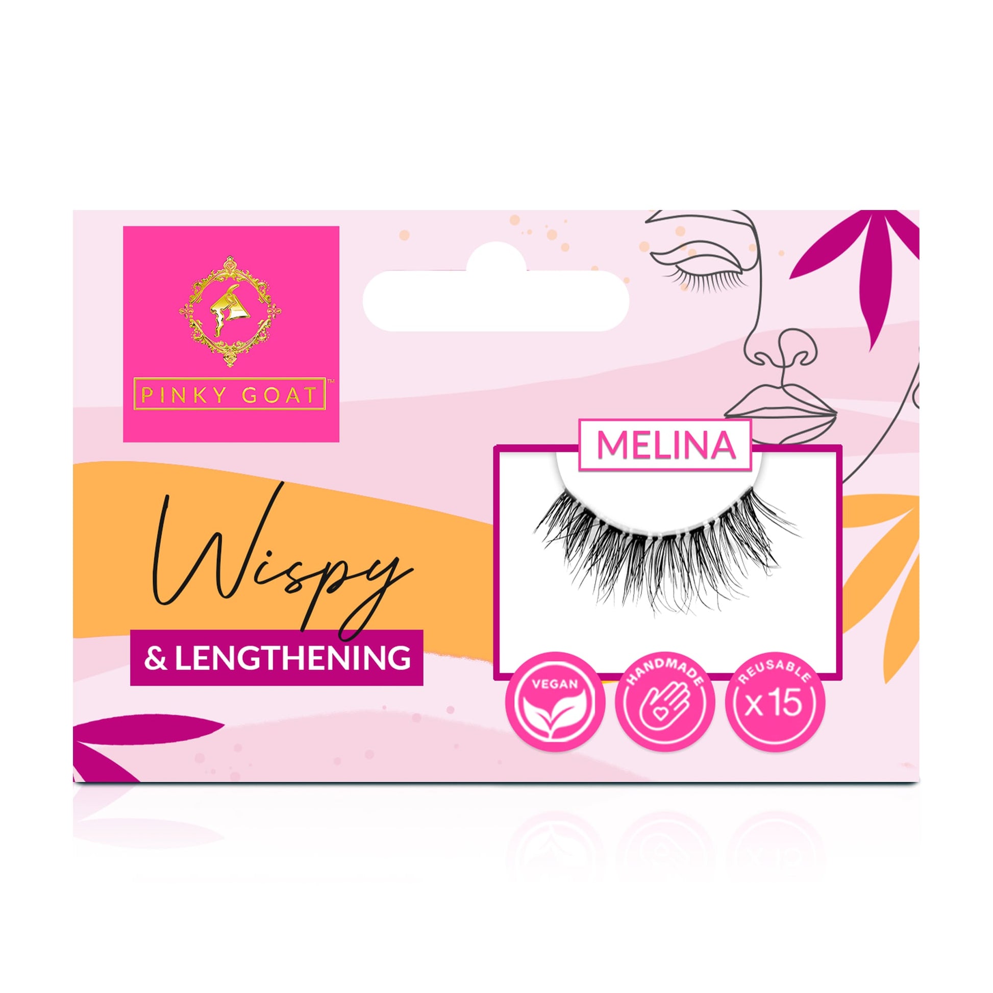 Wispy & Natural Melina False Eyelashes 1 pair 1 pair