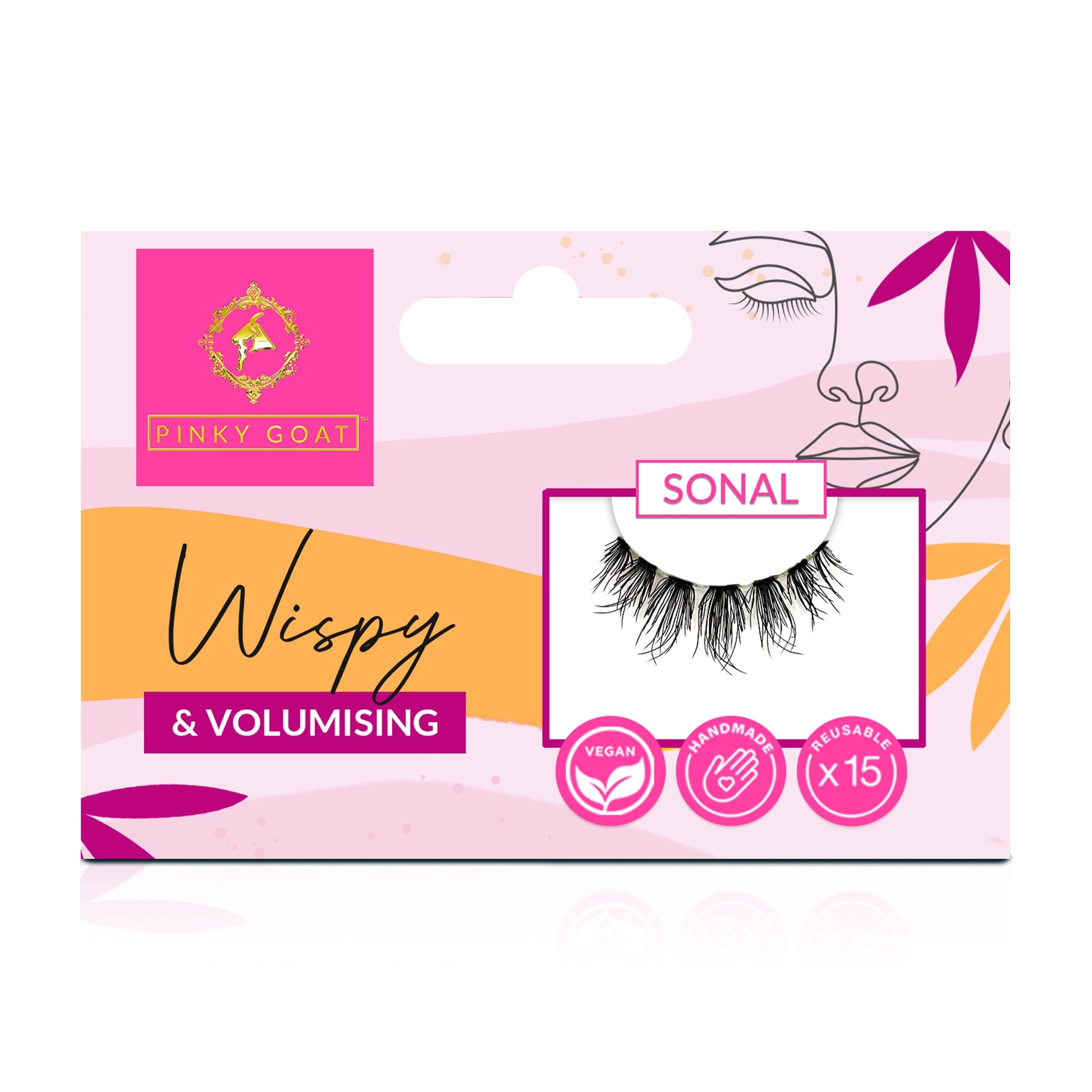 Wispy & Natural Sonal False Eyelashes 1 pair 1 pair