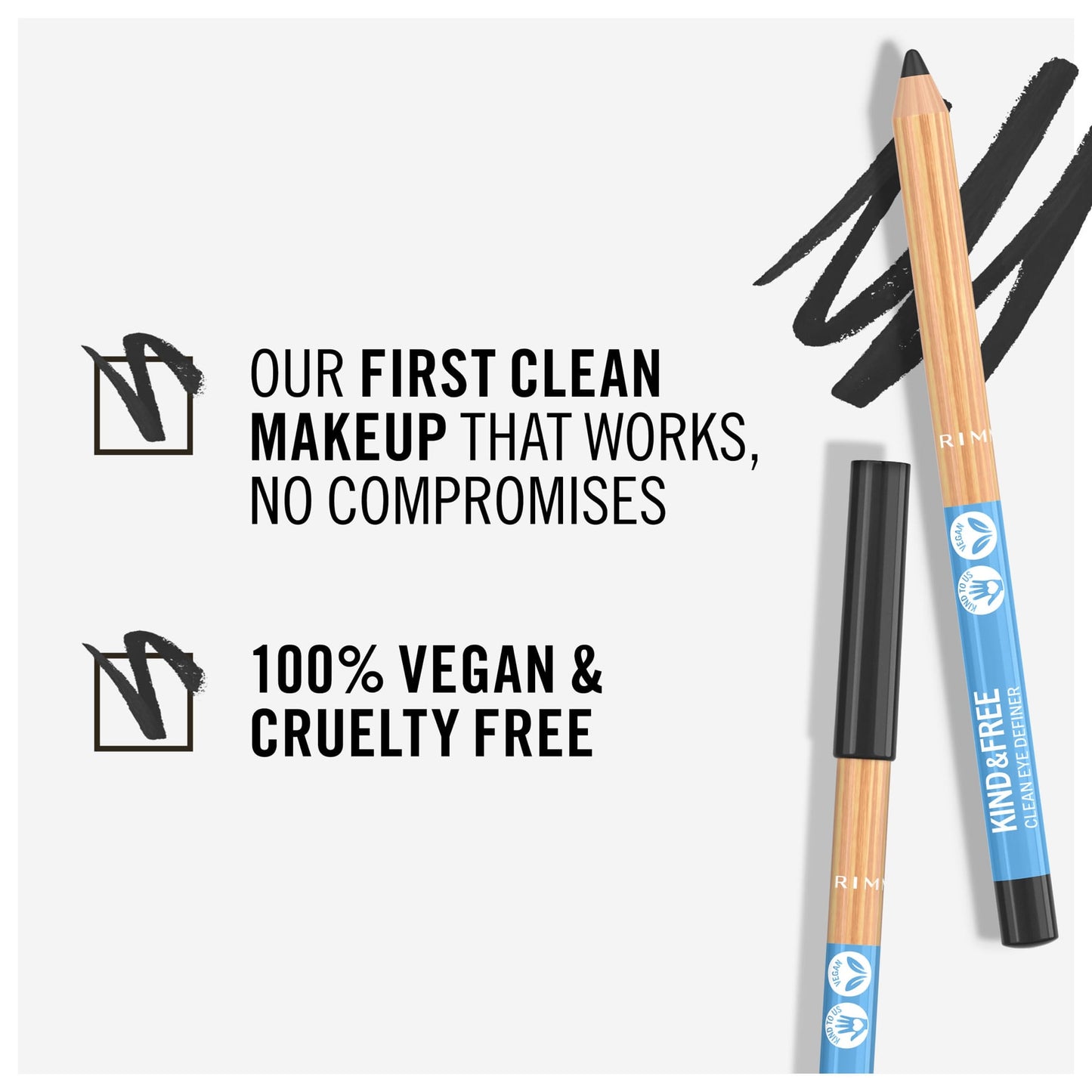 Rimmel Kind & Free Clean Eyeliner Pencil 1.1g