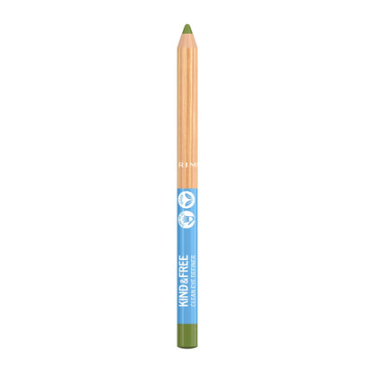 Rimmel Kind & Free Clean Eyeliner Pencil 1.1g 004 Soft Orchard Green|1.1g