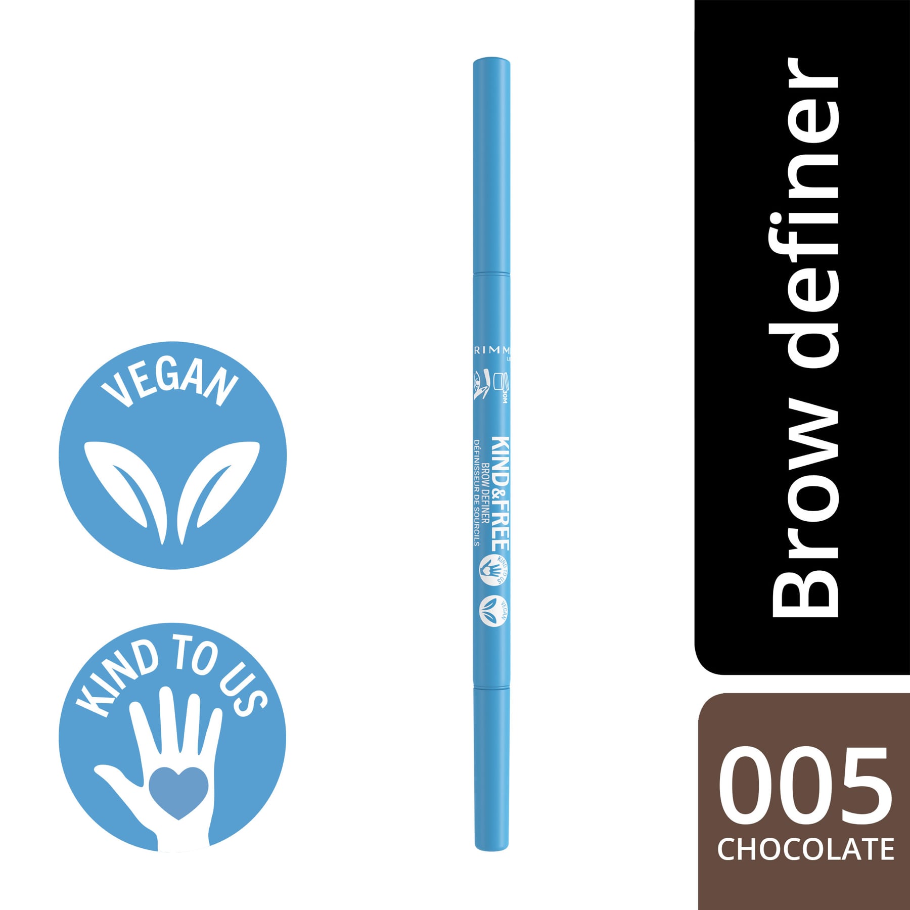 KIND & FREE Brow Definer 8g 005 Chocolate|8g