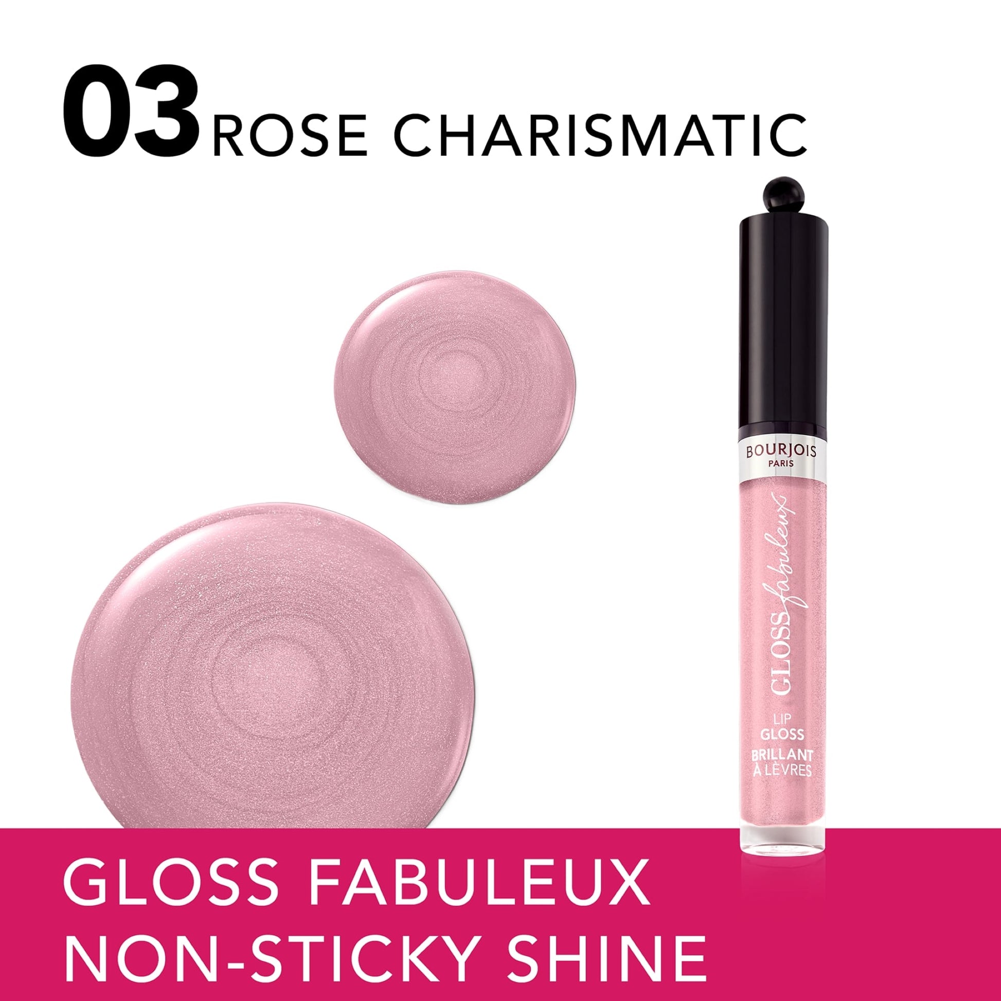 Gloss Fabuleux Lip Gloss 3.5ml Rose Charismatic|3.5ml