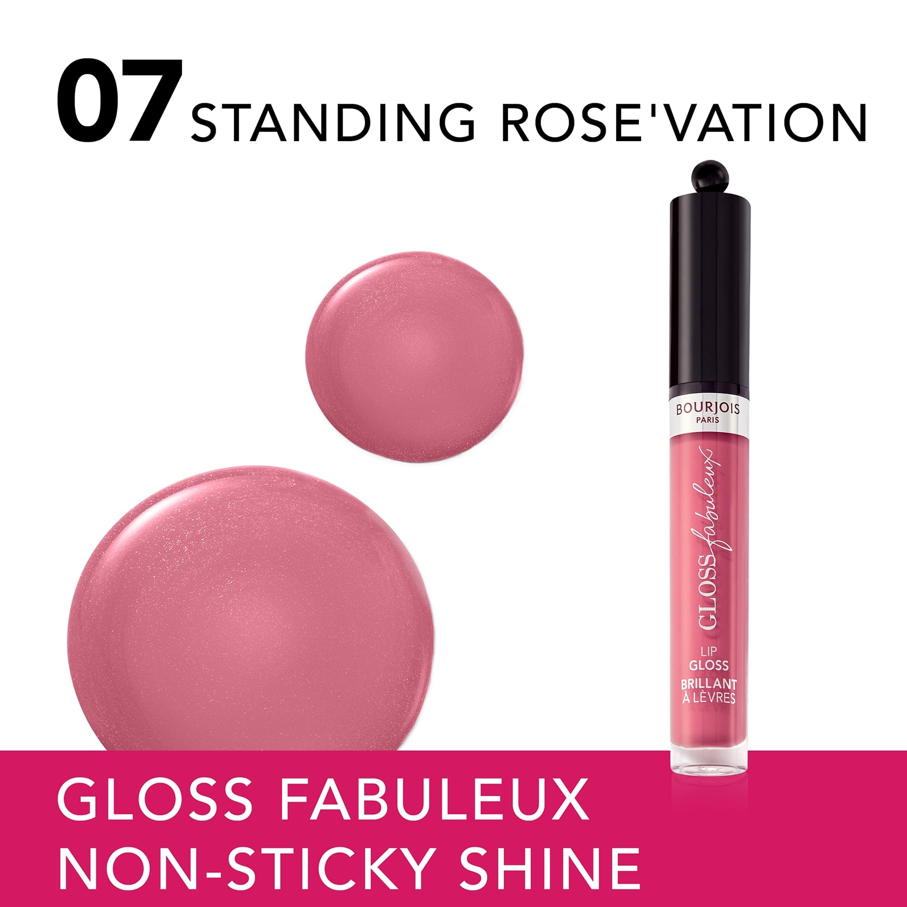 Gloss Fabuleux Lip Gloss 3.5ml Standing Rose'Vation|3.5ml