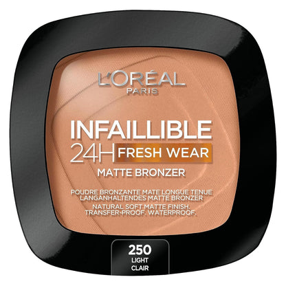 Infaillible 24H Fresh Wear Matte Bronzer 250 Light 9g Light|9g