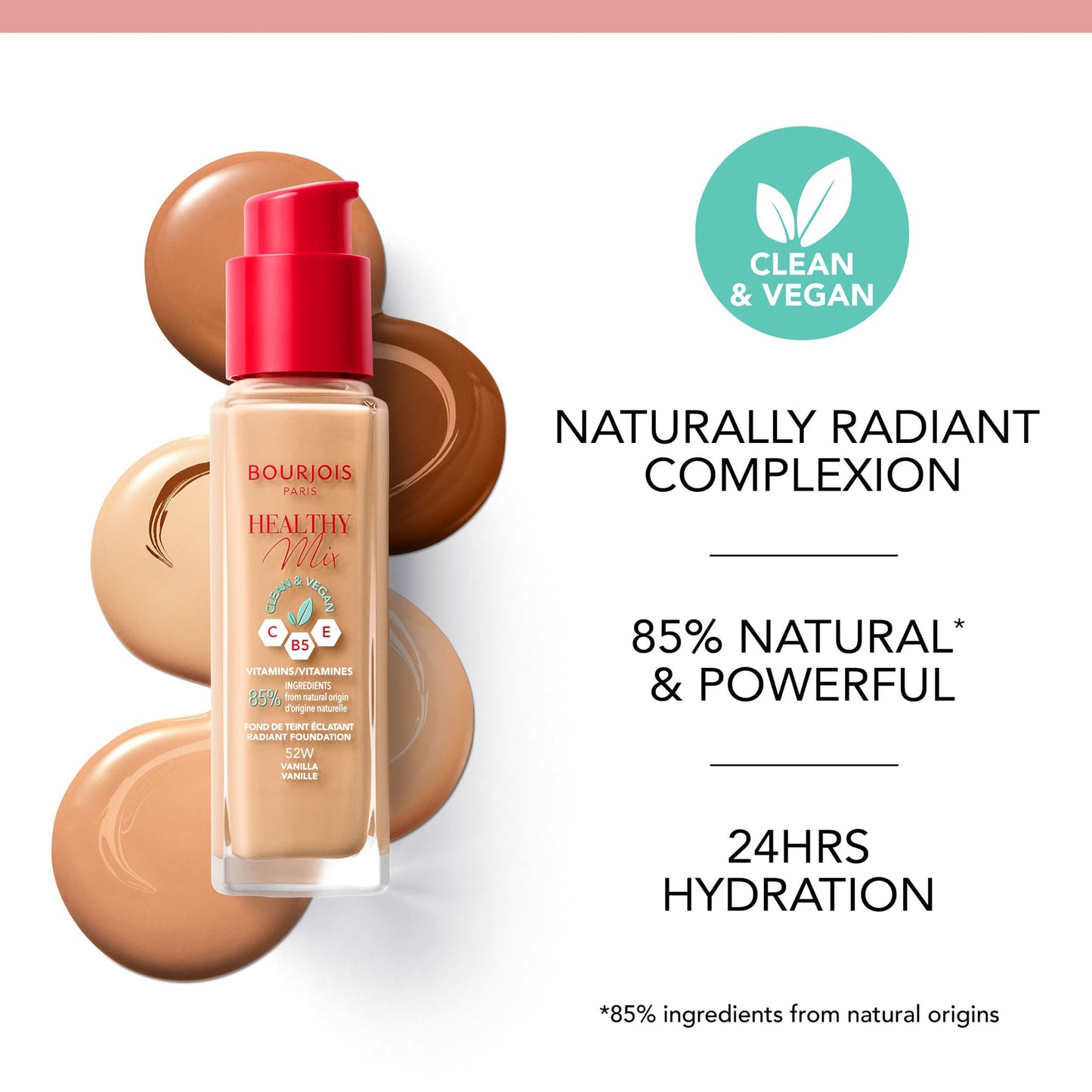 Healthy Mix Clean Foundation 30ml 55.5C Honey|30ml