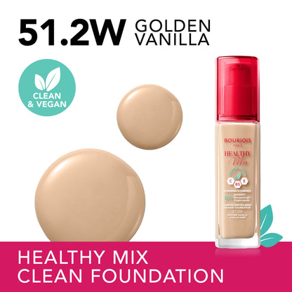 Healthy Mix Clean Foundation 30ml 51.2W Golden Vanilla|30ml